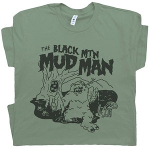 Mudman Cryptid Shirt Weird Creature Cryptozoology Shirts for Men Women Asheville NC Fun Monster T Shirts Unique Retro Vintage Graphic Tee