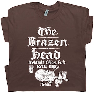 Dublin Ireland T Shirt Famous Irish Bar Shirt For Men Women Guys Cool Beer Shirt Irish Pub Vintage Beer T Shirt Scotland Drinking Whisky Tee