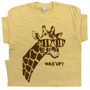 Giraffe T Shirt Funny Giraffe Shirt For Women Kids Youth Men Vintage Cute Animal Shirt Saying Retro Giraffe Graphic Tee Zoo Novelty Shirt