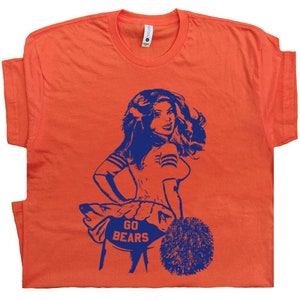 Go Bears T Shirt Vintage Football Shirt For Women Men Retro Bears Cheerleader Tee Cool Cute Vintage Graphic Shirt Alternative Bears Logo