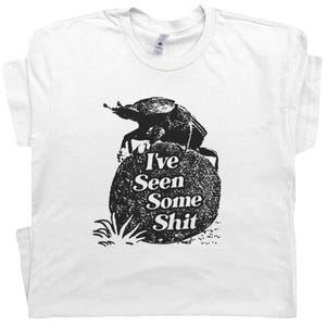 Dung Beetle Shirt Cool Insect Shirt for Men Women Guys Vintage Nature T Shirt Weird Entomology Tee Funny Bug Graphic Tee Dark Humor Shirt