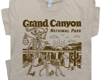 Grand Canyon Shirt National Park T Shirt Monument Valley Shirt Cool Hiking Shirts Camping Shirts Canoe Mens Womens Graphic Shirts Souvenir