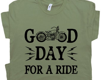 Mens Womens Unisex T shirt biker funny motorbike open face cool retro design