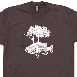 Fishing T Shirt Fisherman Shirts Cool Funny Fishing Graphic Tees Gift For Mens Womens Kids Hilarious Witty Bass Fishing Saying Fly Humor Tee image 2