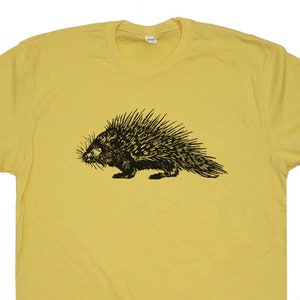Porcupine T Shirt Funny Animal Shirt Cool Porcupine Shirt Cute Animal ...