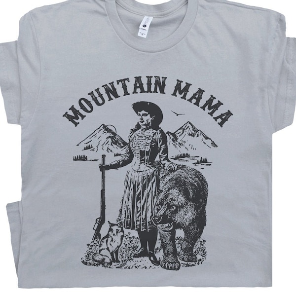 Mountain Mama T Shirt Mountains T Shirt Vintage Country Music Tee Womens Shirt South West Shirt Ladies Graphic Shirt Retro Travel Shirt