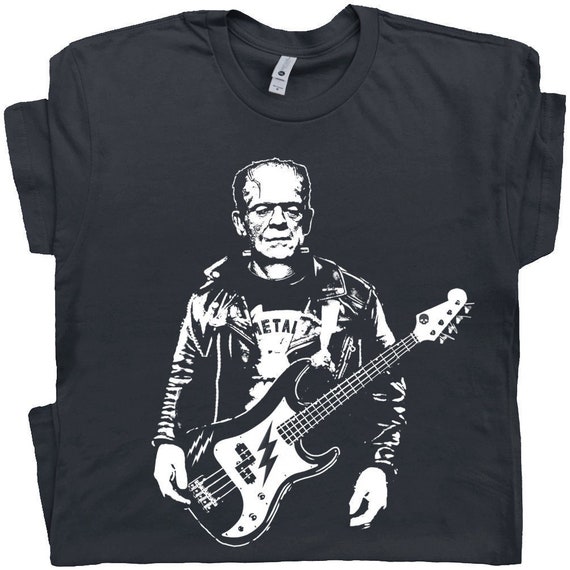 Bass Guitar T Shirt Gift For Bassist Electric Guitar Shirt for Men Women Guys Teen Funny Bass Guitar Tshirt Vintage Rock Shirt Graphic Tee