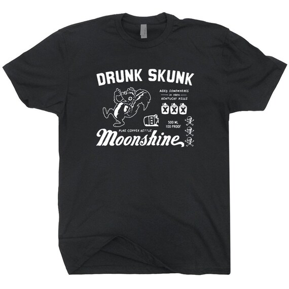 【FULL OF SSUN】Ketchup! Joke Shirts (Black) R6038 Moonshine T Shirt Funny Drinking Shirt Cool Liquor Logo