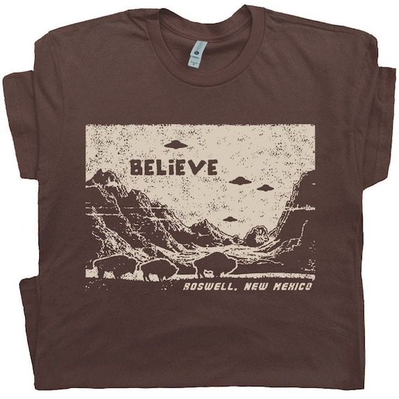 UFO T Shirt Flying Saucer T Shirt Alien T Shirt Cool Roswell New Mexico Tee X-Files Weird Science Geek Storm Area 51 Mens Womens Kids Tee