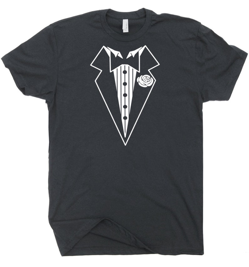 Tuxedo T Shirt Vintage Tuxedo Shirts Funny Groomsmen Shirts Etsy