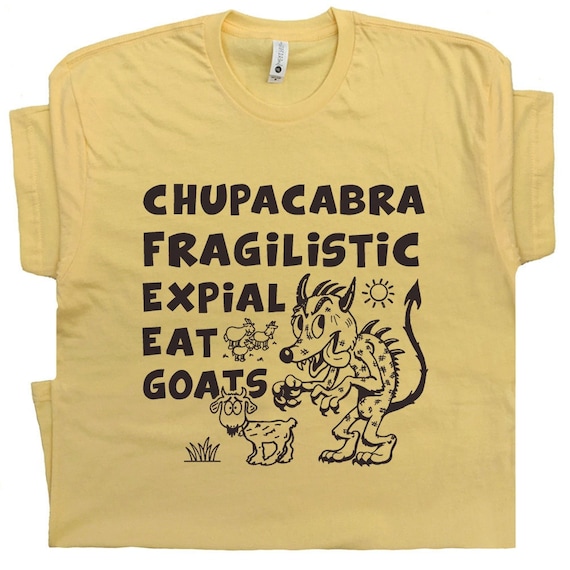 Chupacabra T Shirt Funny Cryptid Shirt Weird Monster Shirts Mythical Creature Tshirt Beast Cryptozoology Graphic Tee For Men Women Kids Tee