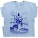 Surfing Jesus T Shirt Cool Surf Tee Shirt Vintage Christian Surfer Tshirt Gift for Men Women Kids Retro Surfing Graphic tee Witty Humorous 
