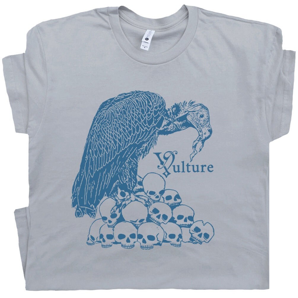 Vulture Shirt Cool Vulture Graphic T Shirt Weird Shirts for Women Men Gothic Bird Shirt Vintage Graphic Tee Unusual Original Tshirt Design