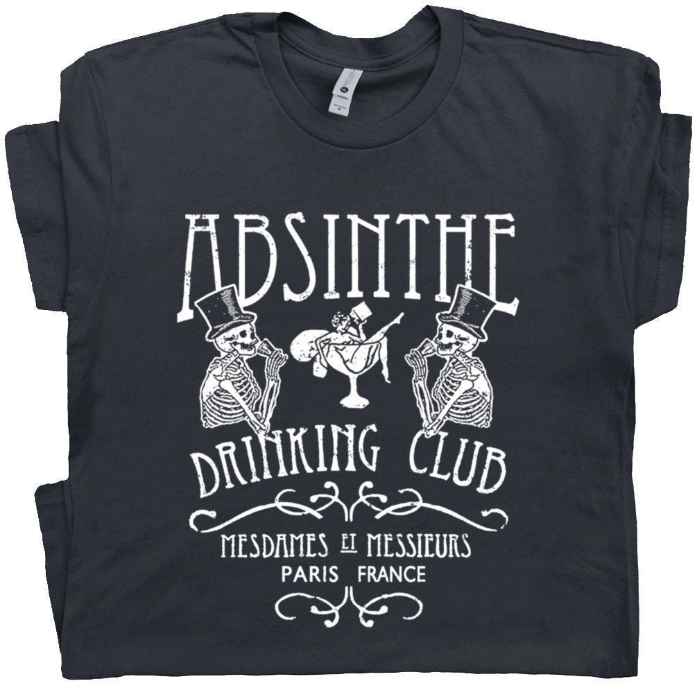 Absinthe T Shirt Paris France Famous 