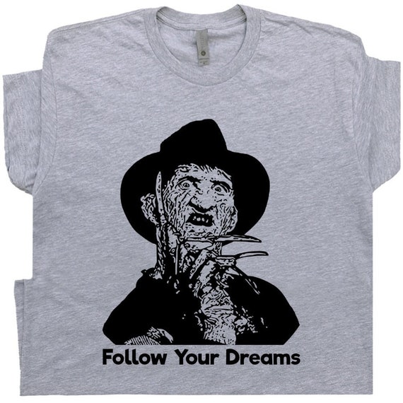 Freddy Krueger T Shirt Cool Horror Movie Shirt for Men Women Guys Funny Halloween Shirt Novelty Shirt Dark Humor T Shirt Cool Graphic Tee