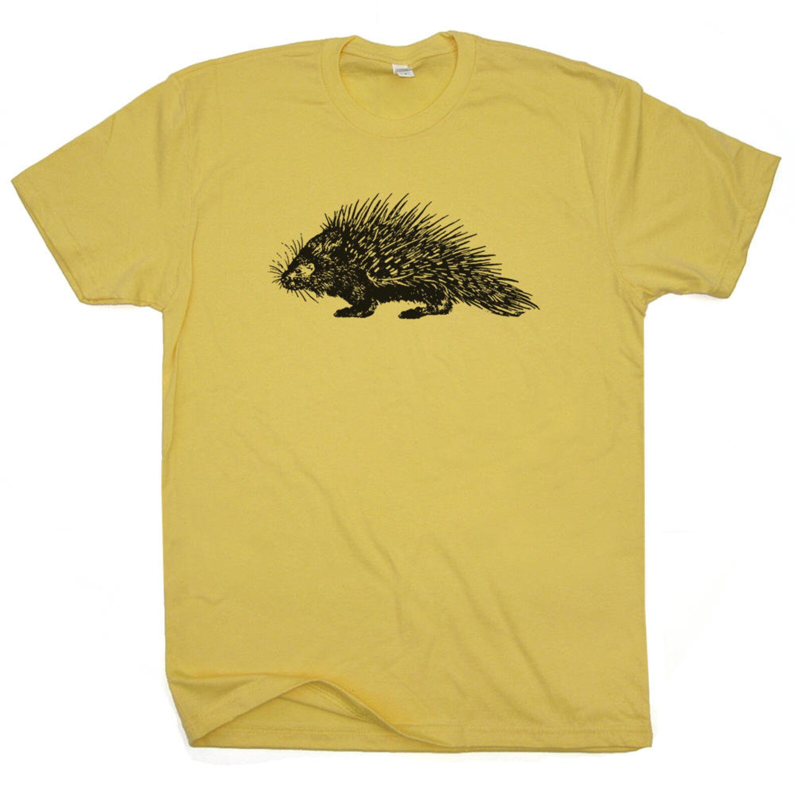 Porcupine T Shirt Funny Animal Shirt Cool Porcupine Shirt Cute Etsy