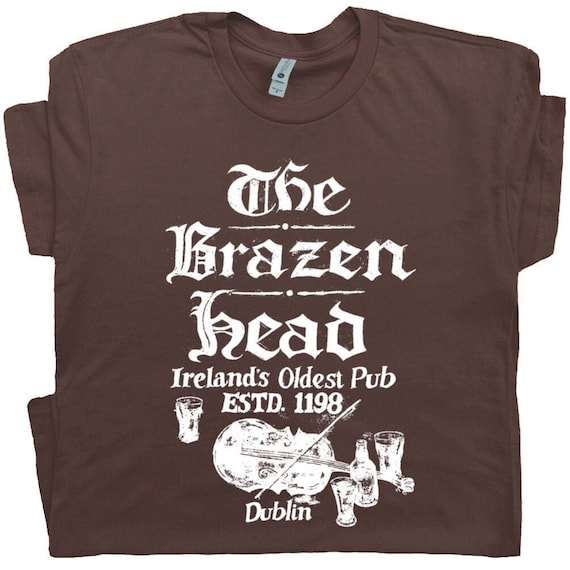 Dublin Ireland T Shirt Vintage Irish Pub Shirt For Men Women Guys Cool Beer Tshirt Retro Dive Bar Tee Scotland Drinking Whisky Graphic Shirt