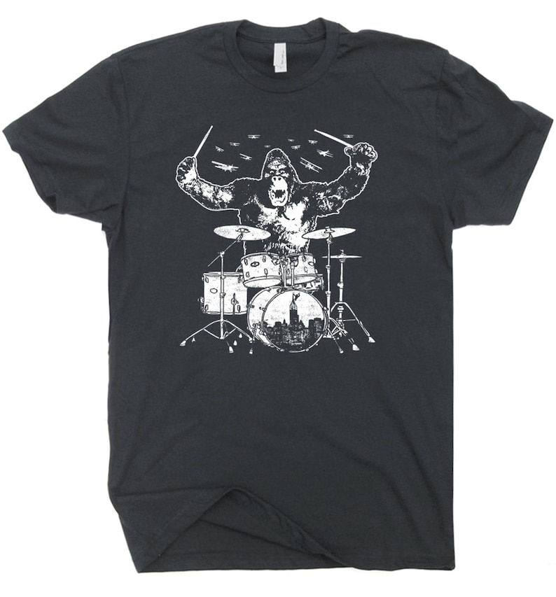 Drum T Shirt Cool T Shirt Drumming Shirt Drummer Tee Drums Set Etsy