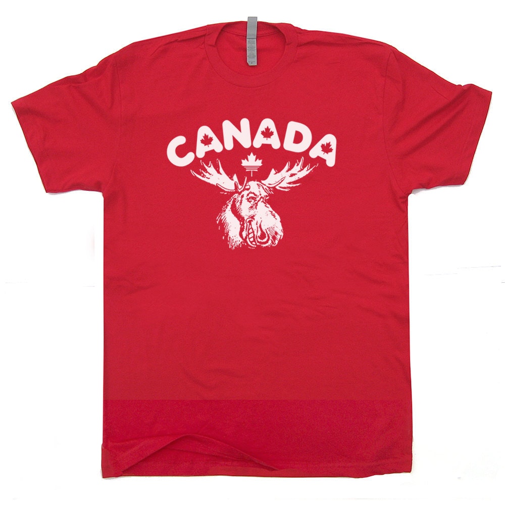 Canada T Shirt Canada Shirts Canadian T Shirt Moose Shirt Etsy