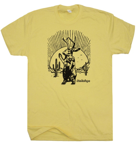 Vintage Jackalope Shirt For Men Distressed Tee Cryptozoology Vintage Jackalope Shirt For Men Distressed Tee Cryptozoology