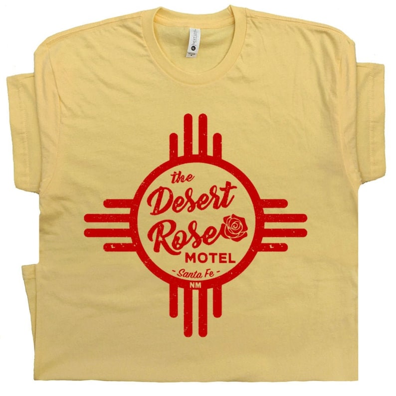 Santa Fe T Shirt Desert Rose Motel T Shirt Vintage Hotel Tee Retro Southwest Womens Graphic shirts Ladies Mens Kids New Mexico Tee 