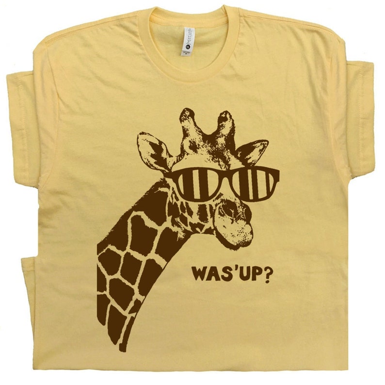 funny giraffe shirt cute animal shirts for women men