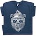 Ski Bear T Shirt Vintage Snow Skiing Shirt Grizzly Bear Wearing Sunglasses Mountains Shirt Asheville NC Cool Snowboard Tee Men Women Kids 