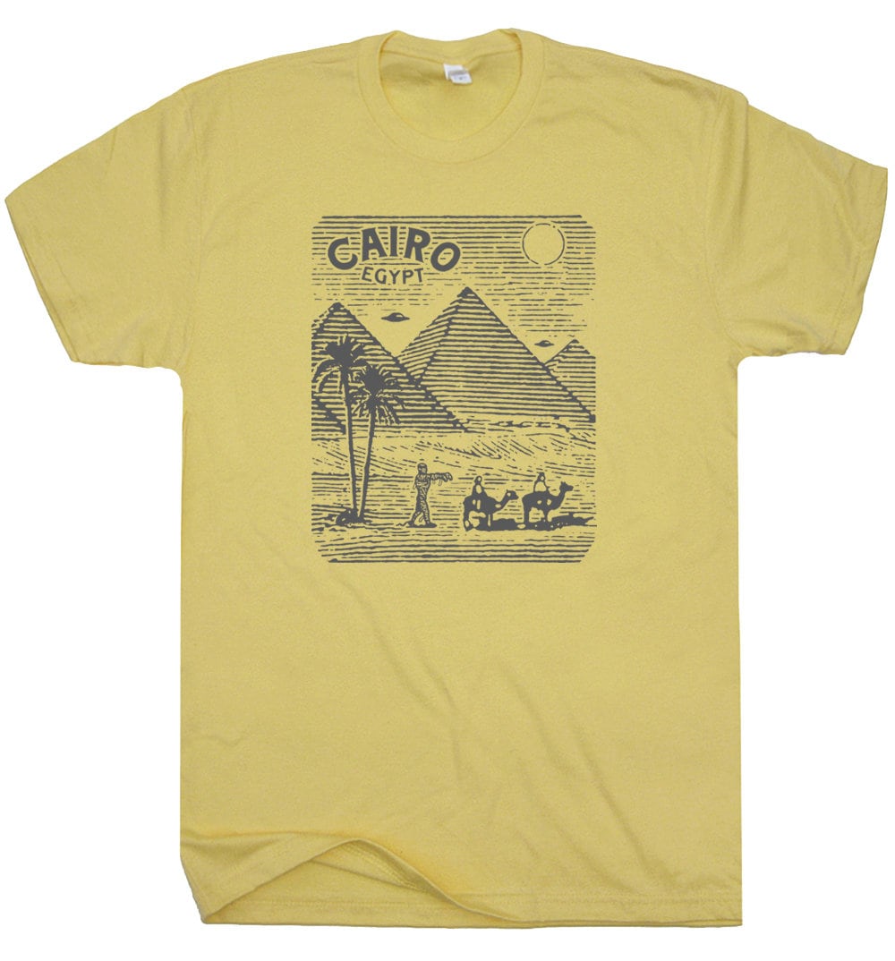 Cairo Egypt T Shirt Cool Egyptian Pyramids T Shirts for Men - Etsy