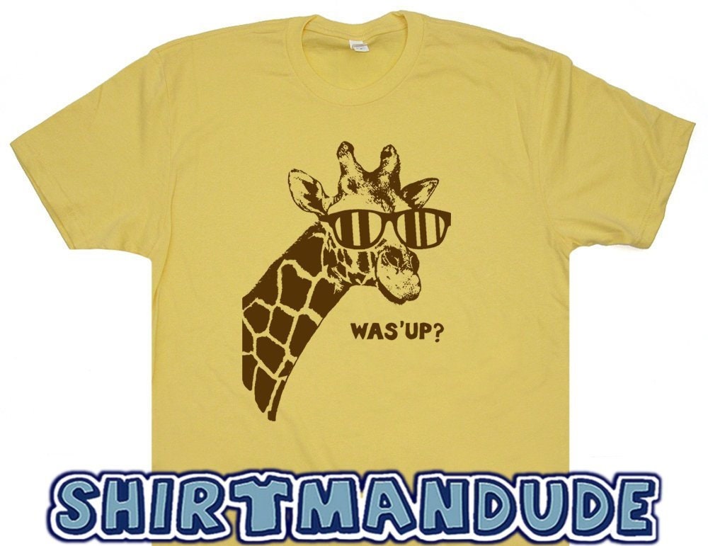 Giraffe T Shirt Funny Giraffe Shirt Vintage Hipster Animal | Etsy