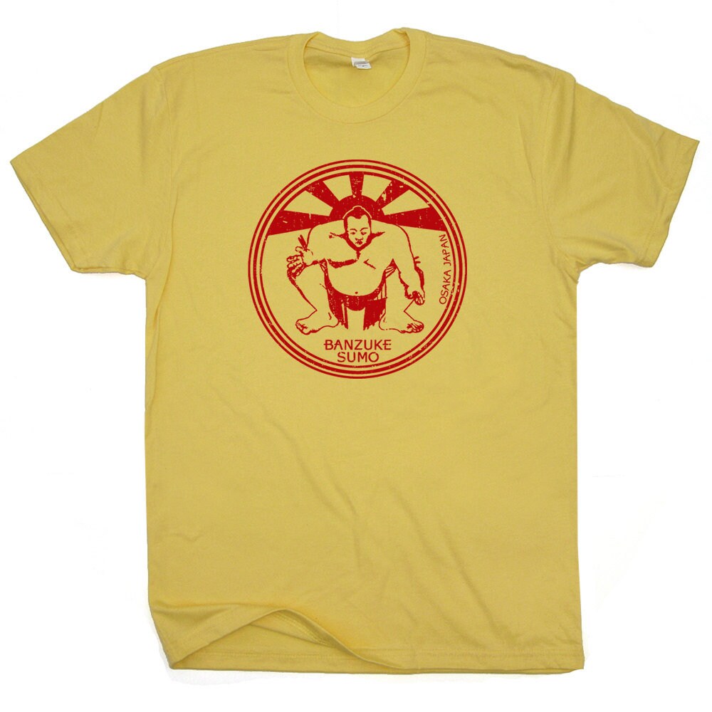 Sumo Wrestling T Shirt Sumo Shirts Japan T Shirt Vintage | Etsy