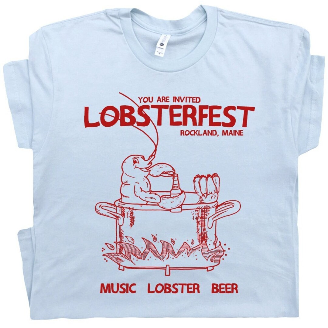 Lobster Shirt Maine Lobster T Shirt for Men Women Guys Vintage