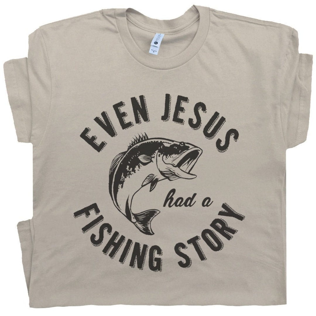  Funny Faith Fishing T-Shirt : Clothing, Shoes & Jewelry