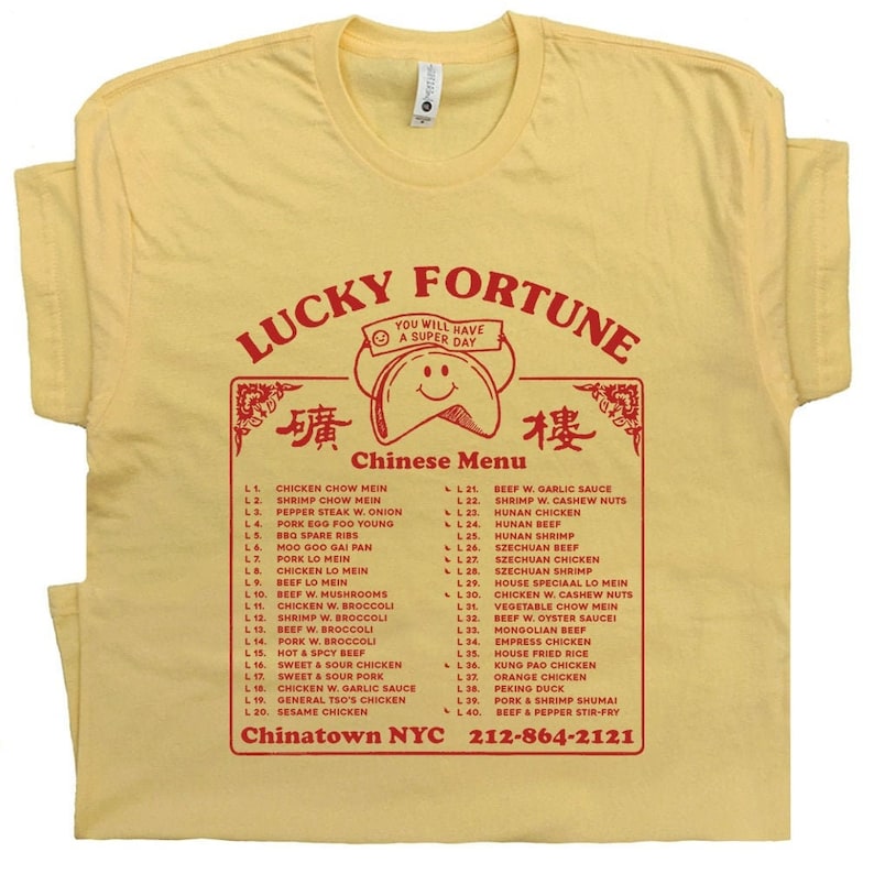 chinese food t shirt