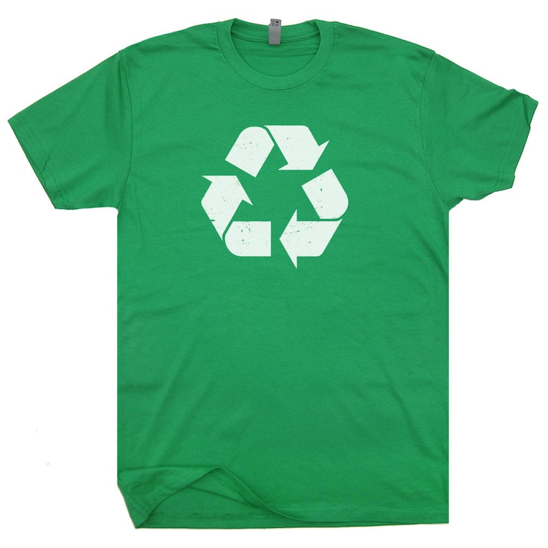 Recycle T Shirt Recycling Logo T Shirt Vintage Recycle Symbol Etsy