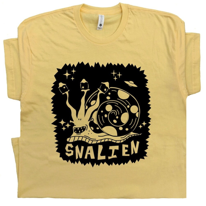 snailien t shirt funny alien snail shirt