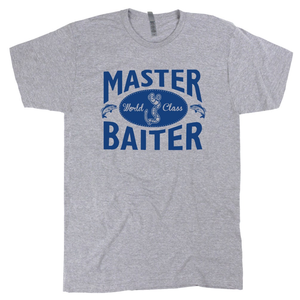 Master Baiter T Shirt Funny Fishing T Shirts With Offensive T Shirt Novelty  T Shirt Saying Hilarious Slogan Tee Mens Fisherman Adult Humor -  Canada