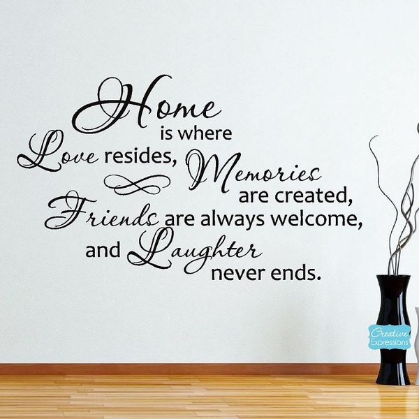 Living Room Decal Etsy