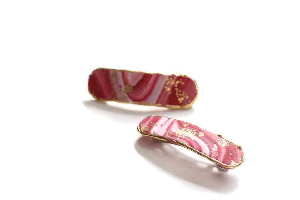 Hair Barrettes Small Hair Barrettes Hair Clips French Clip Etsy