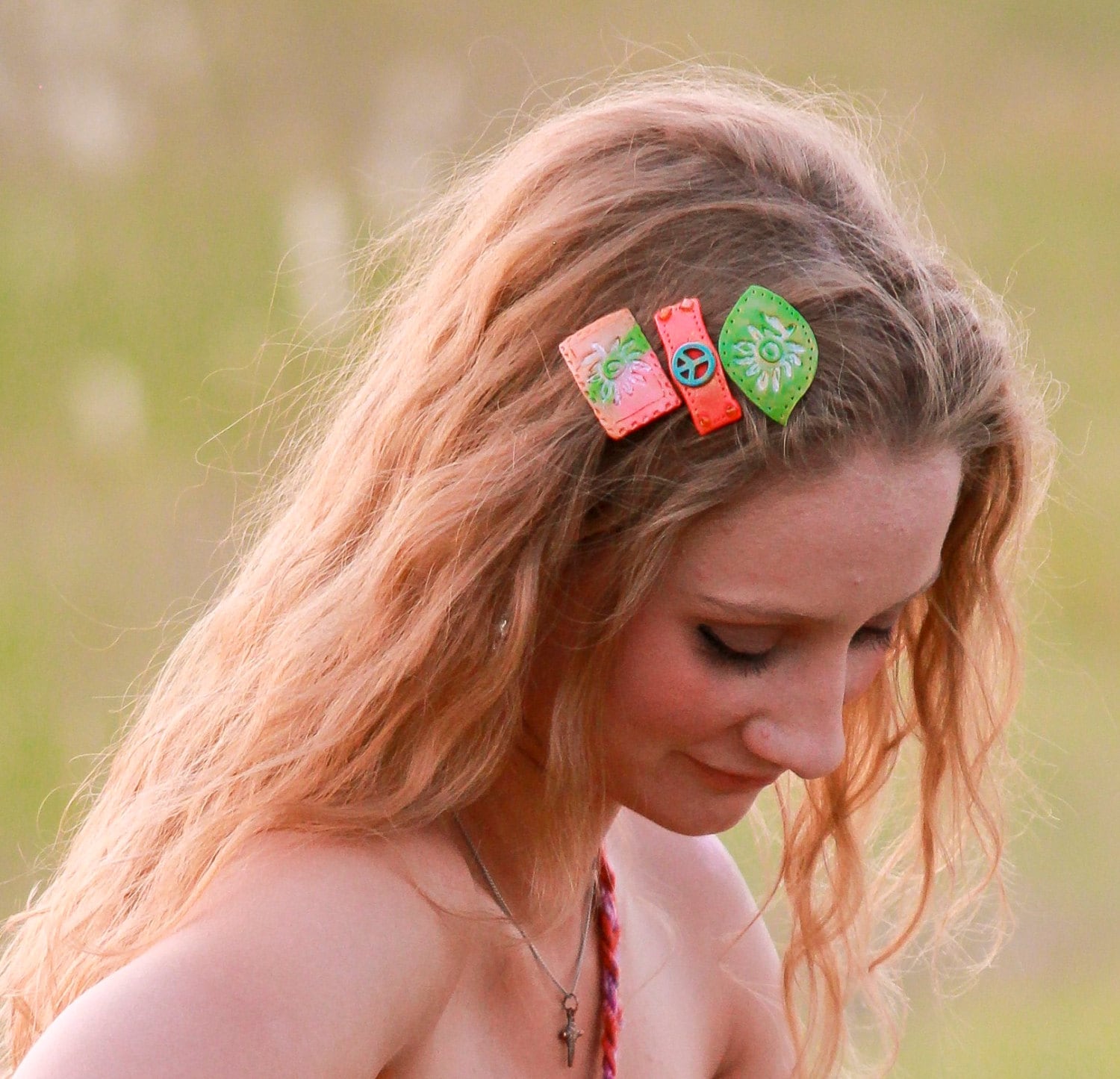 Womens Hair Clips Hippy Style Bitsy Barrettes Pick 3 Etsy