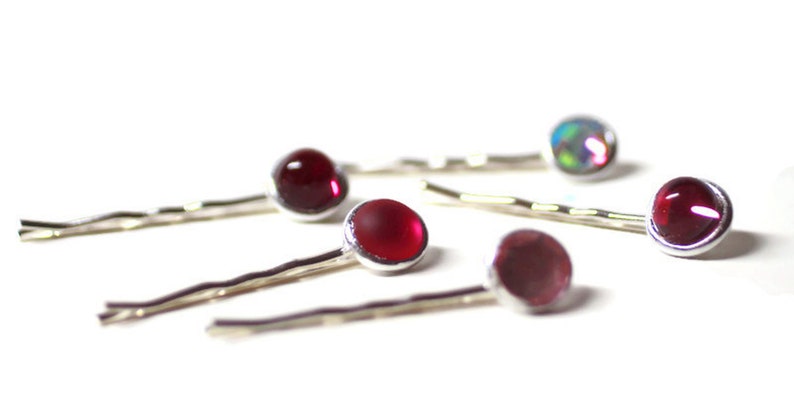 jeweled hair pins