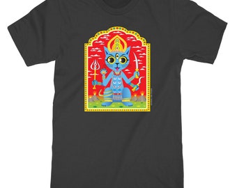 Cat T-shirt | Kali Cat Tee | Black Unisex Fit Tee