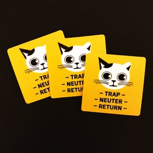 TNR Sticker Trap Neuter Return Sticker Large or small image 7