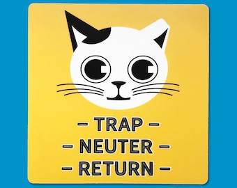 TNR Sticker | Trap Neuter Return Sticker | Large or small