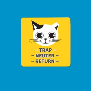 TNR Sticker Trap Neuter Return Sticker Large or small 2.5 inches inches