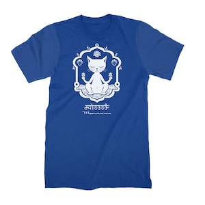 Cat T-shirt | Yoga Kitty | Unisex Short-sleeve T-shirt | Choice of Color