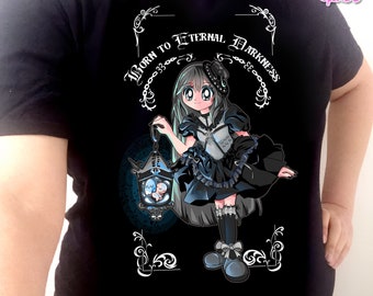 Darkness Girl T shirt - yami kawaii shirt creepy cute pastel goth halloween gift for daughter or sister