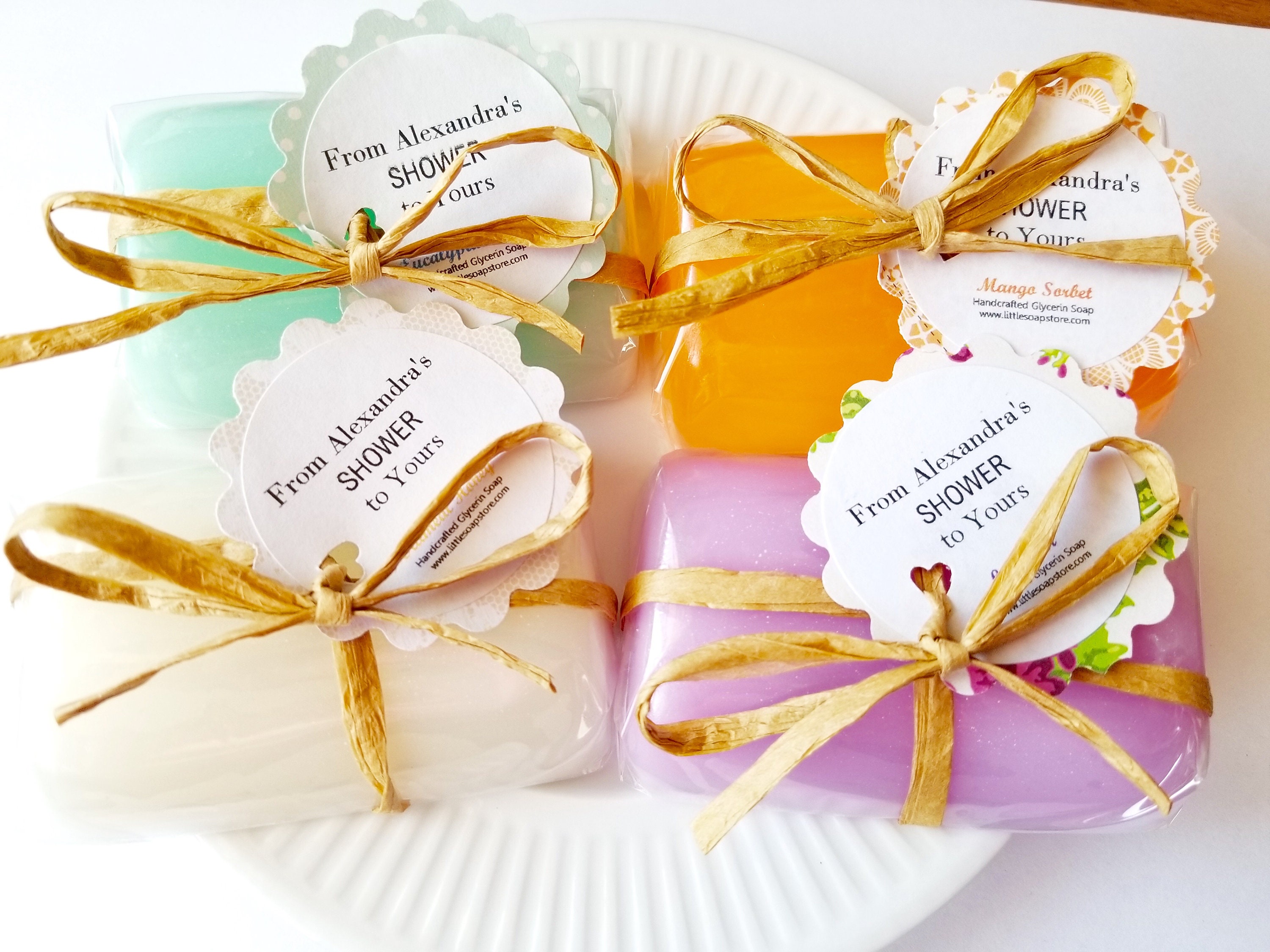 40 Rustic Mini Soap Party Favors Homemade Soap Favors Soap Etsy