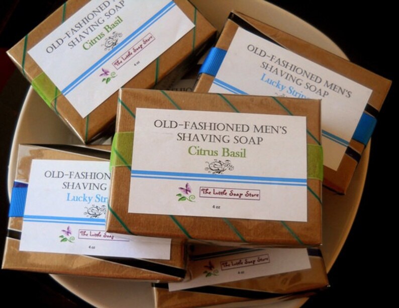 Men's Shaving Soap Homemade Shaving Soap Homemade Soap Etsy