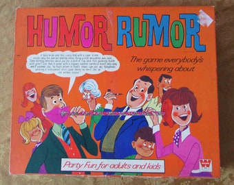 1969 Humor Rumor Game. The Game Everybody's Whispering About by Whitman.