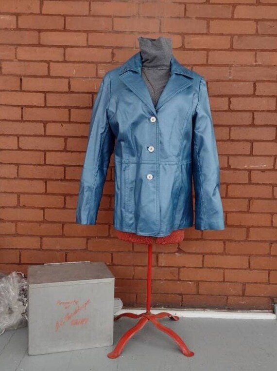 Vintage Steel Blue Dialogue Genuine 